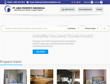 Tablet Screenshot of apartemen-abdi.com